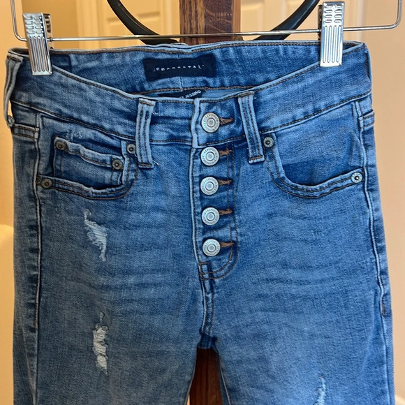 Aeropostale High Rise Distressed Jegging Size 0 Regular - Picture 2 of 10